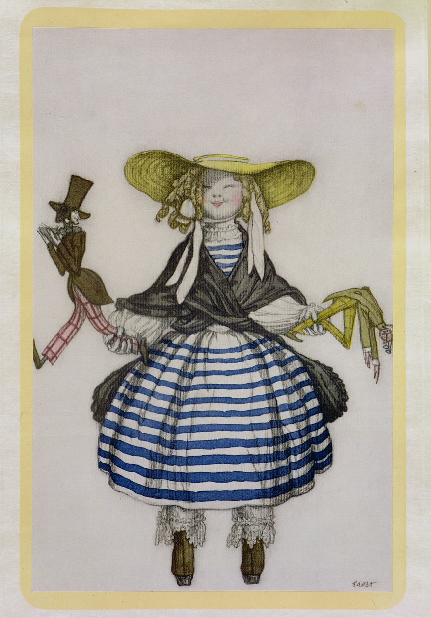 Kostým pro loutku, z La Boutique Fantastique, 1917 od Leon Bakst