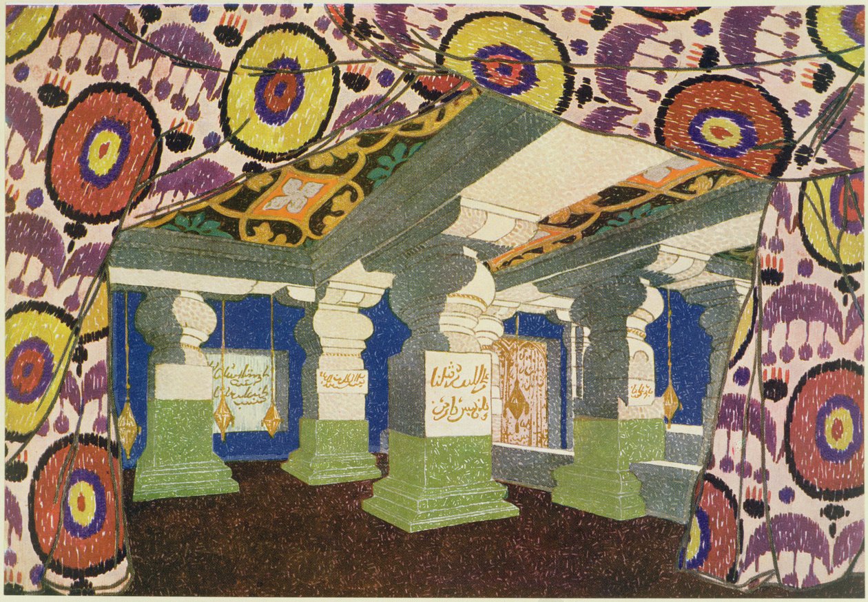 Orientální Scenérie Design od Leon Bakst