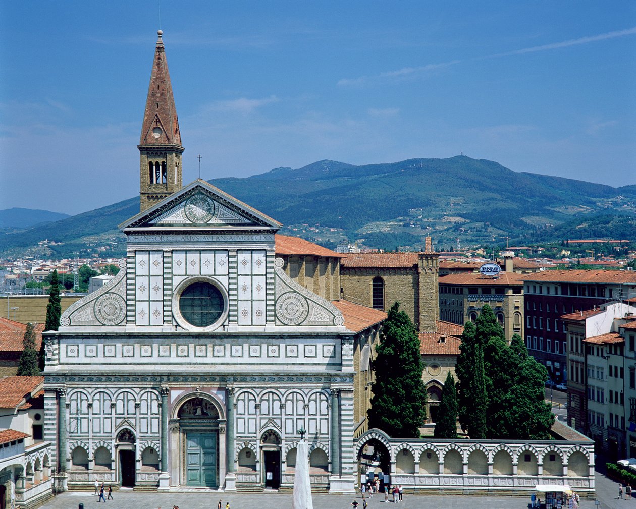 Pohled na Santa Maria Novella, c.1450-70 od Leon Battista Alberti