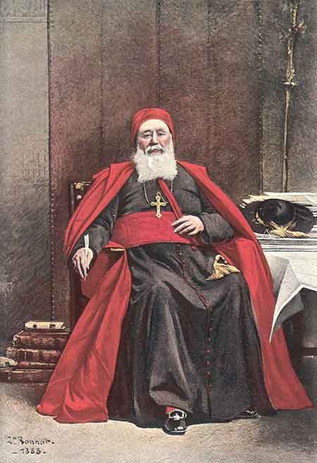 Kardinál Charles Lavigerie, archeveque dAlger 1825-1892n od Leon Joseph Florentin Bonnat