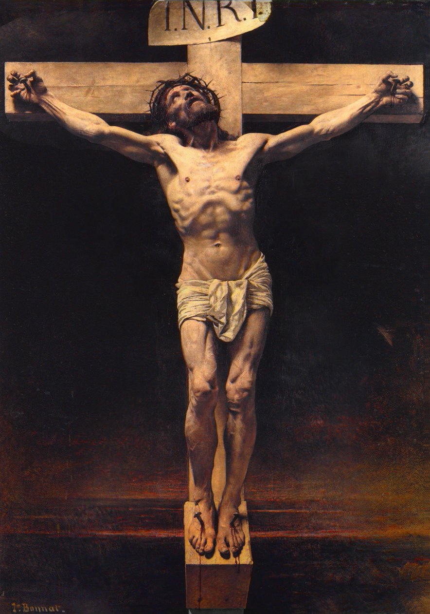 Kristus na kříži od Leon Joseph Florentin Bonnat