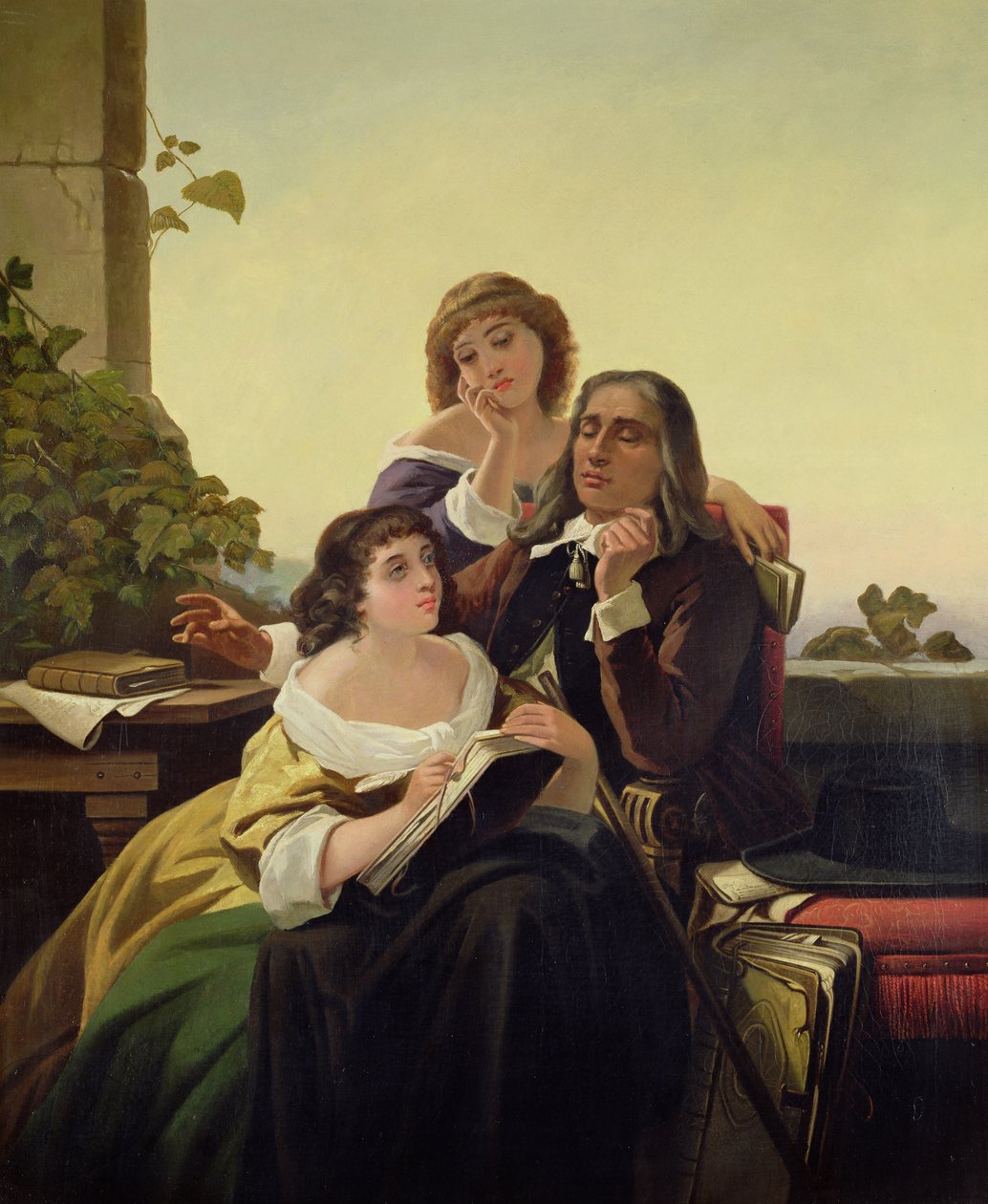 John Milton Skládání poezie od Leon Bortarel