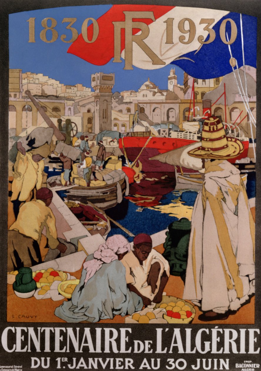 Plakát propagující sté výročí Alžírska (1830-1930), 1930 od Leon Cauvy