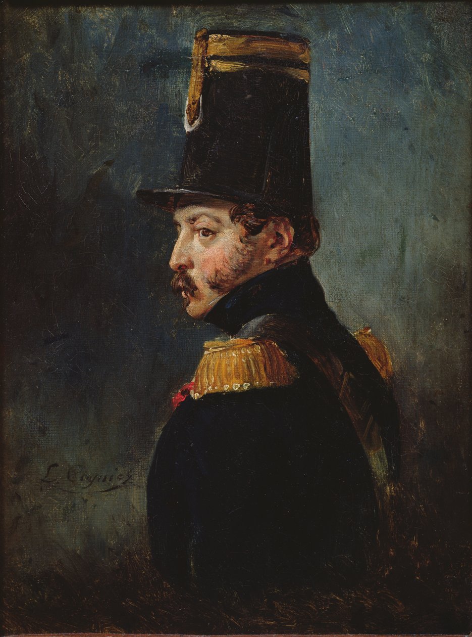 Portrét pravděpodobně generála Gastona Auguste de Gallifet od Léon Cogniet