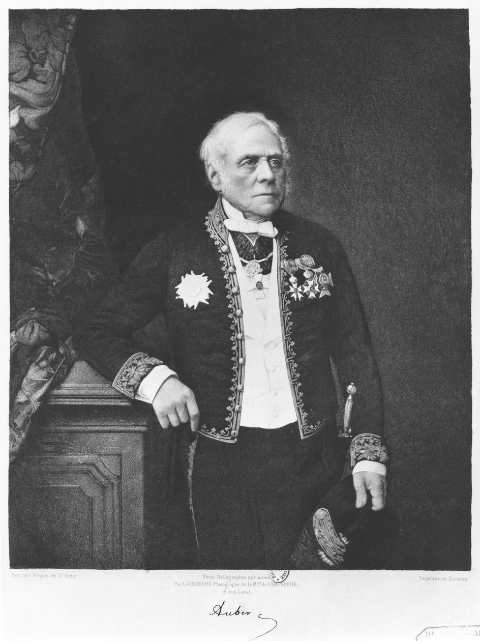 Spirit Auber (1782-1871) (heliogravura) od Leon Cremiere