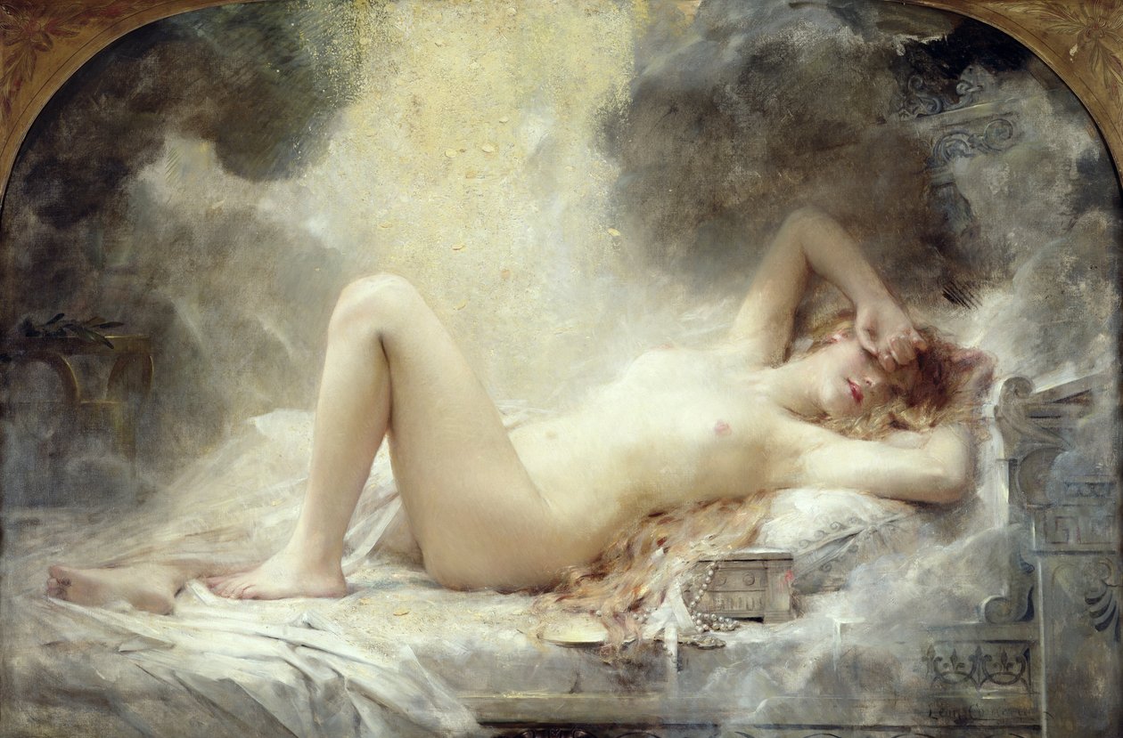 Zlatý déšť od Leon Francois Comerre