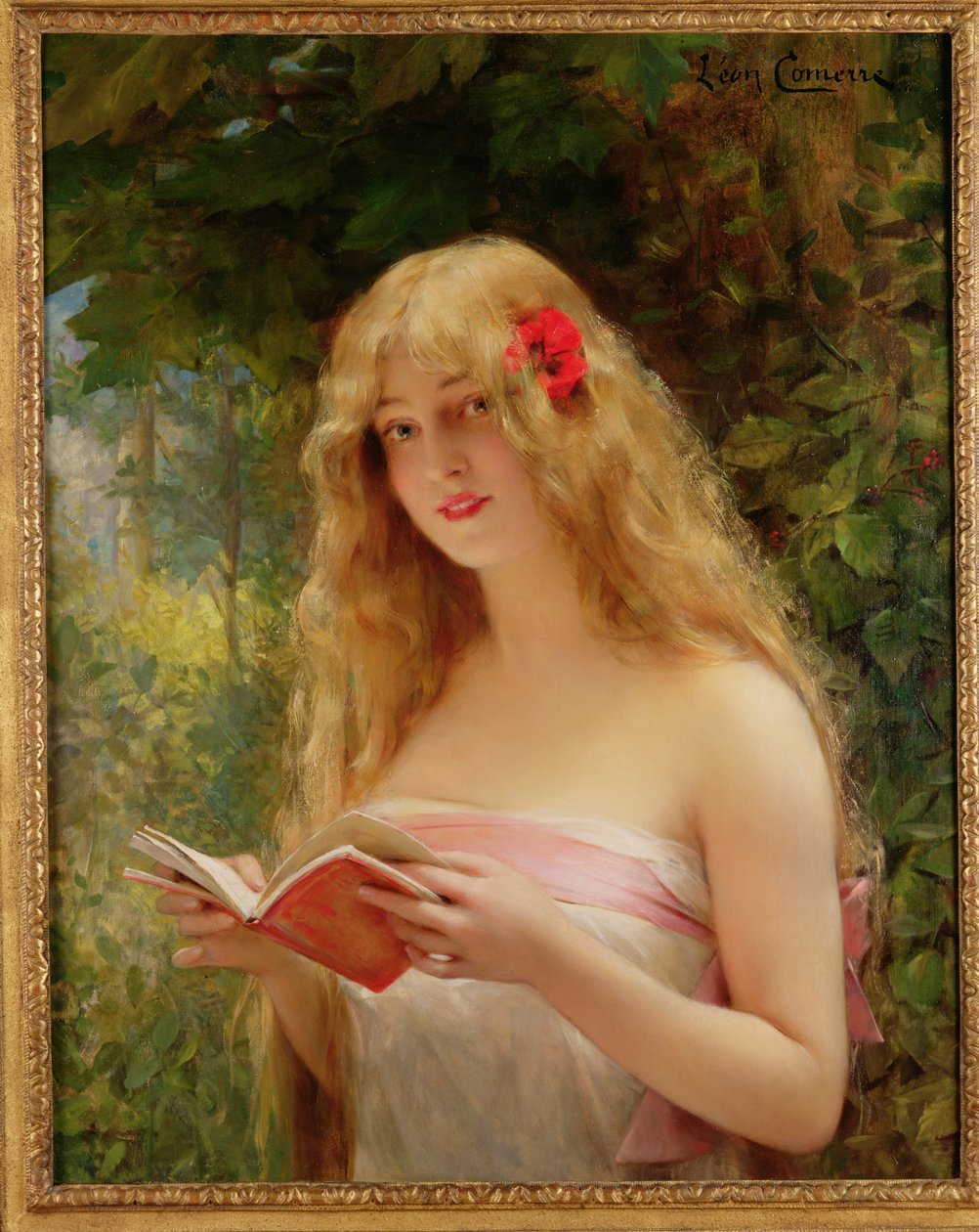 La Belle Liseuse (Krásná čtenářka) od Leon Francois Comerre