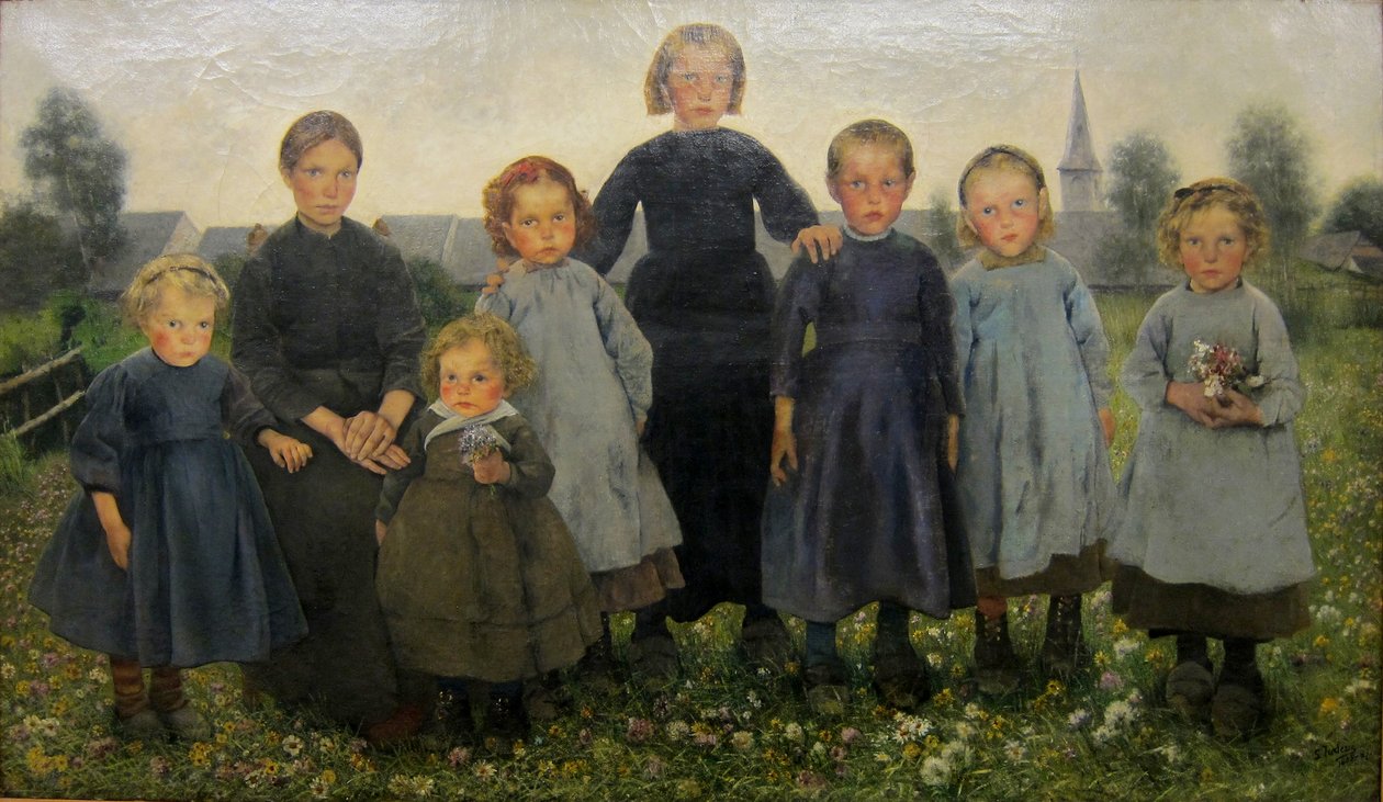 Dívky ze série Les Age du Payann od Léon Frédéric