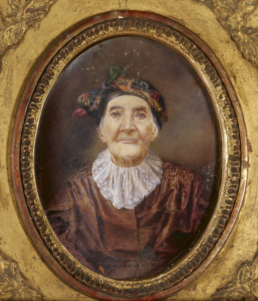 Portrét paní Vacarescové od Leon Georges Carre