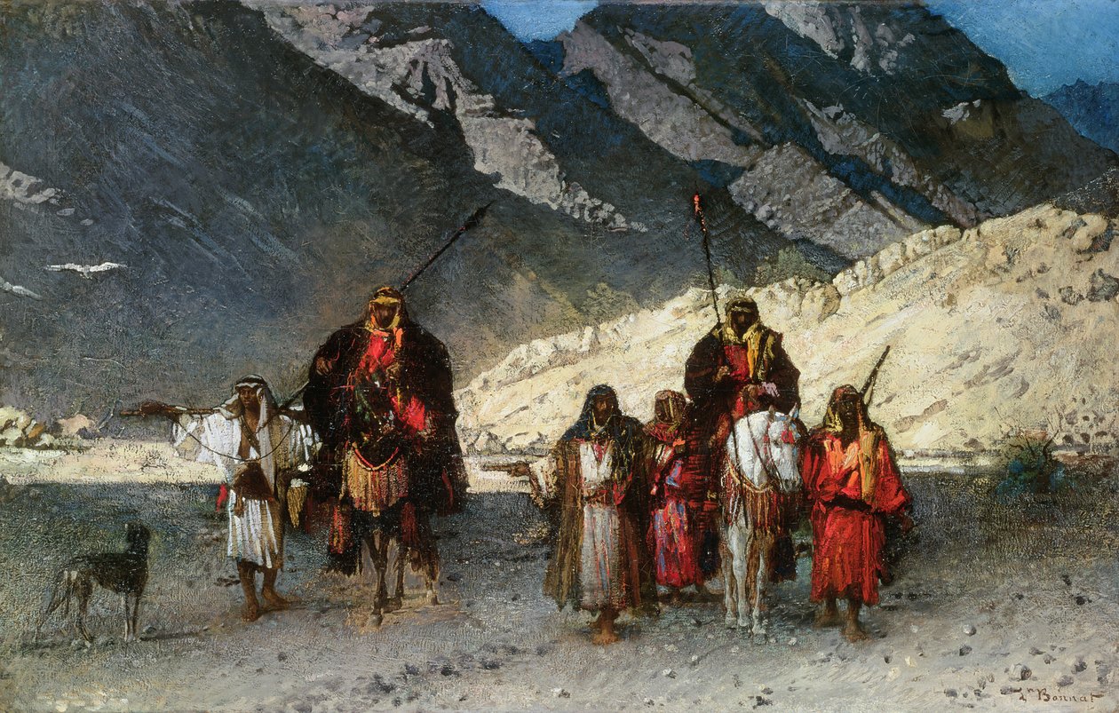 V horách, 70. léta 19. století od Leon Joseph Florentin Bonnat