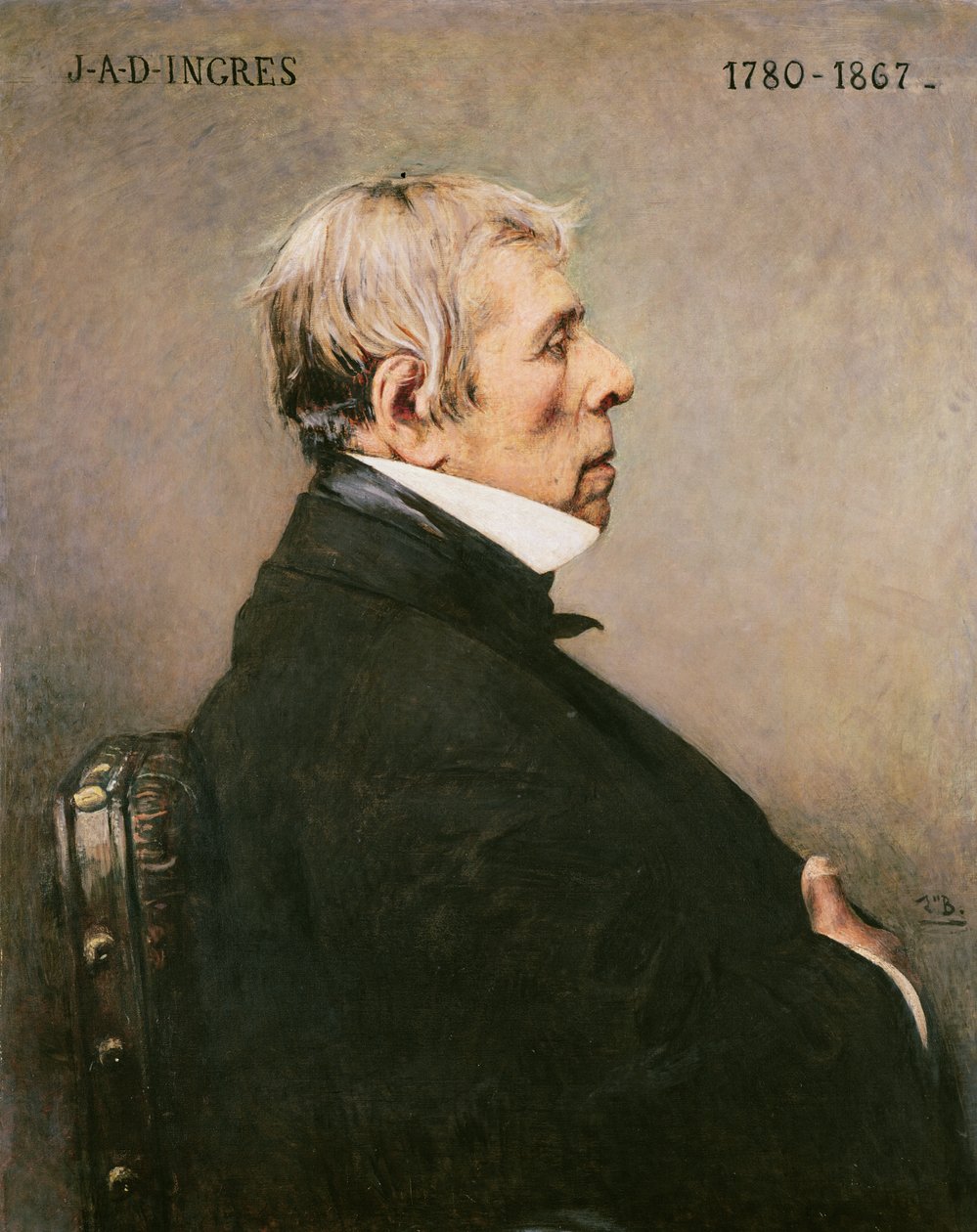 Portrét J.A.D. Ingrese (1780-1867) od Leon Joseph Florentin Bonnat