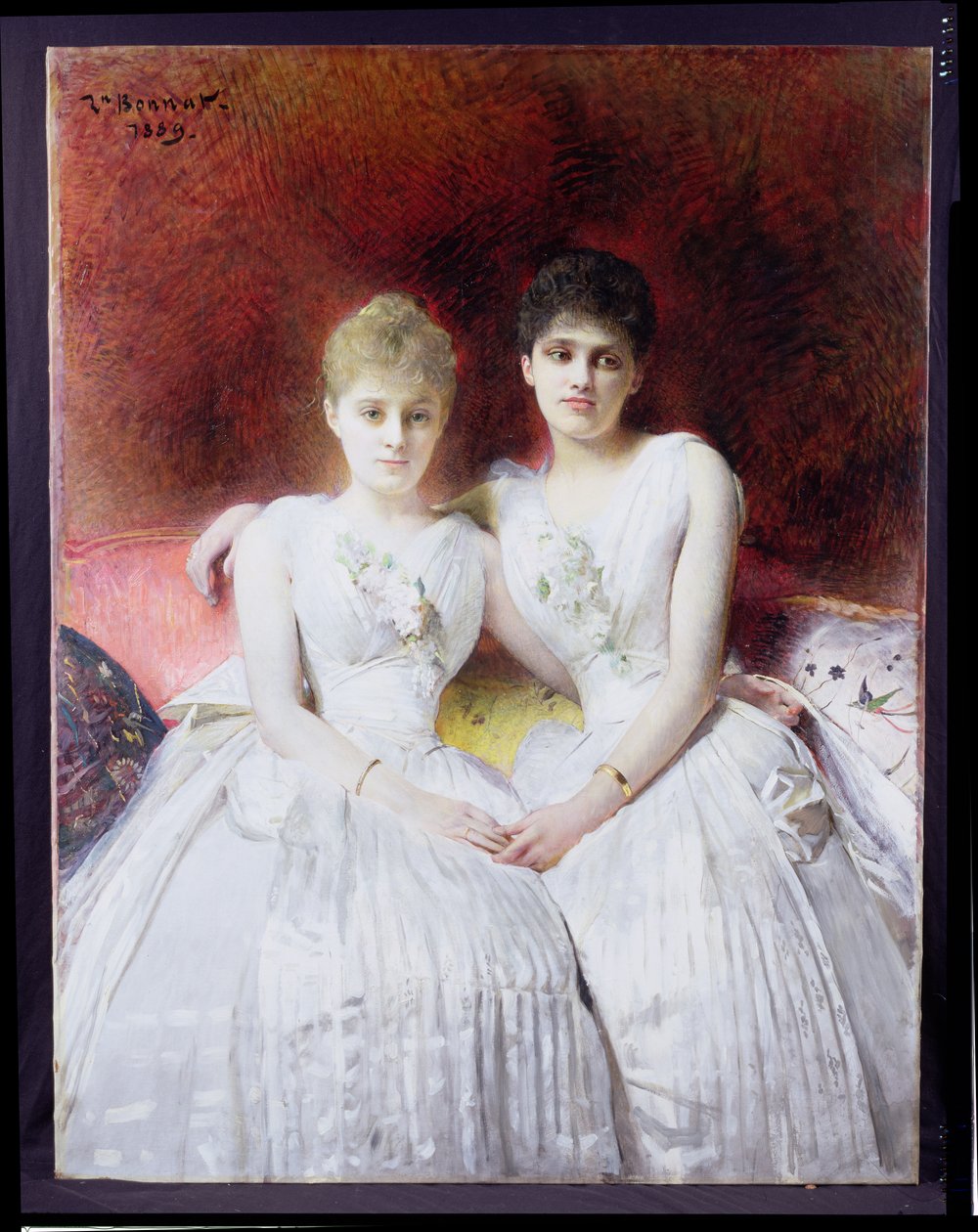 Portrét Marthe a Terese Galoppe, 1889 od Leon Joseph Florentin Bonnat