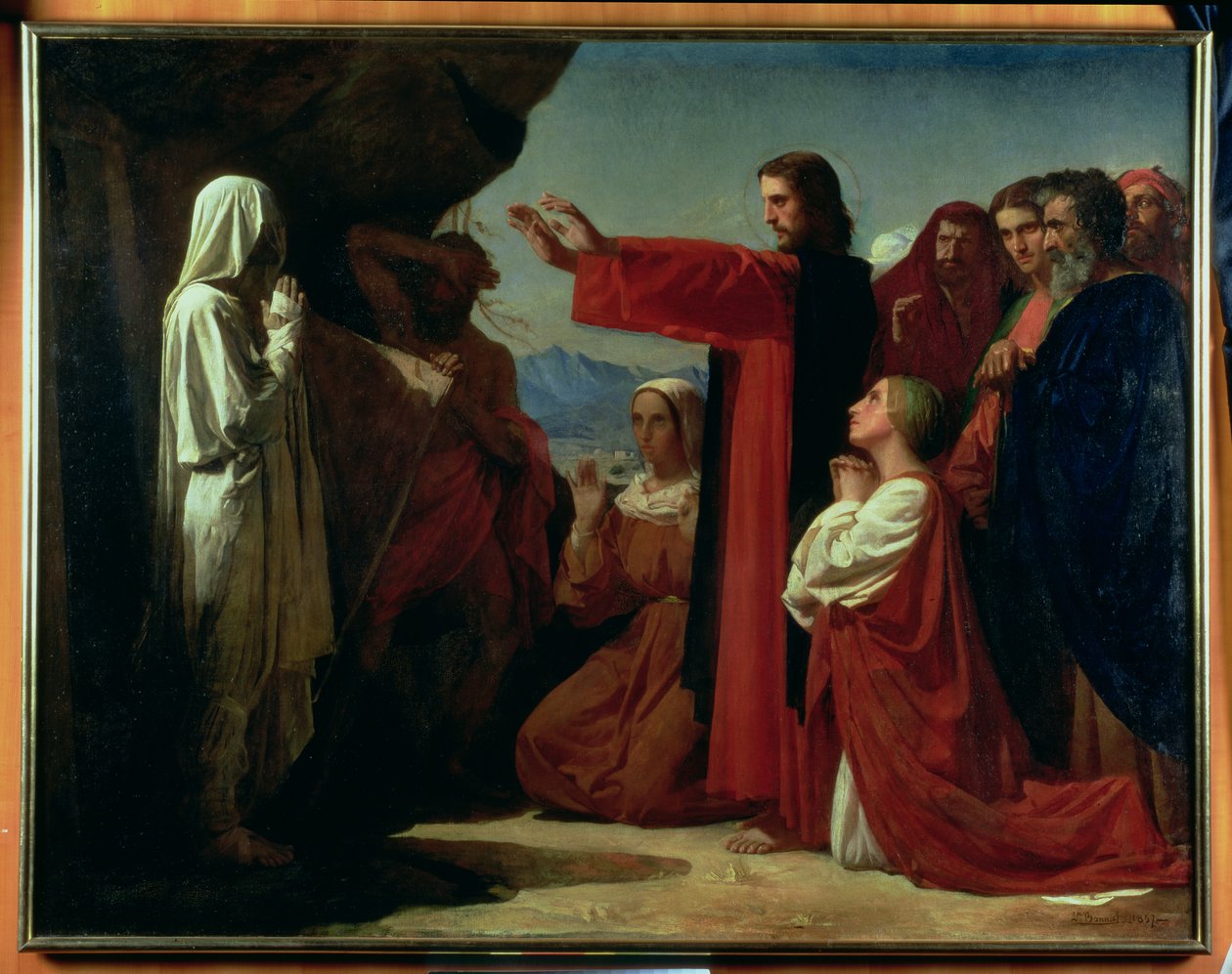 Vzkříšení Lazara, 1857 od Leon Joseph Florentin Bonnat