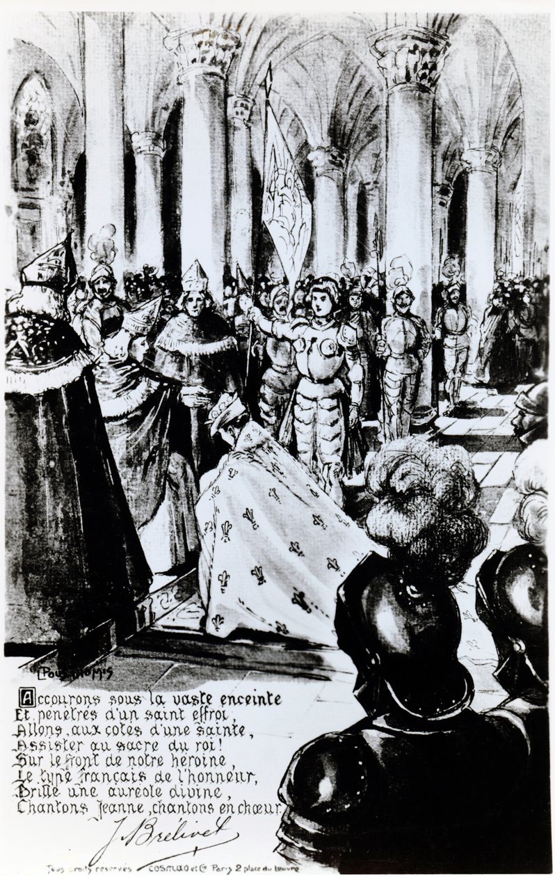 Korunování Karla VII v Remeši, kolem roku 1910 od Leon Pousthomis