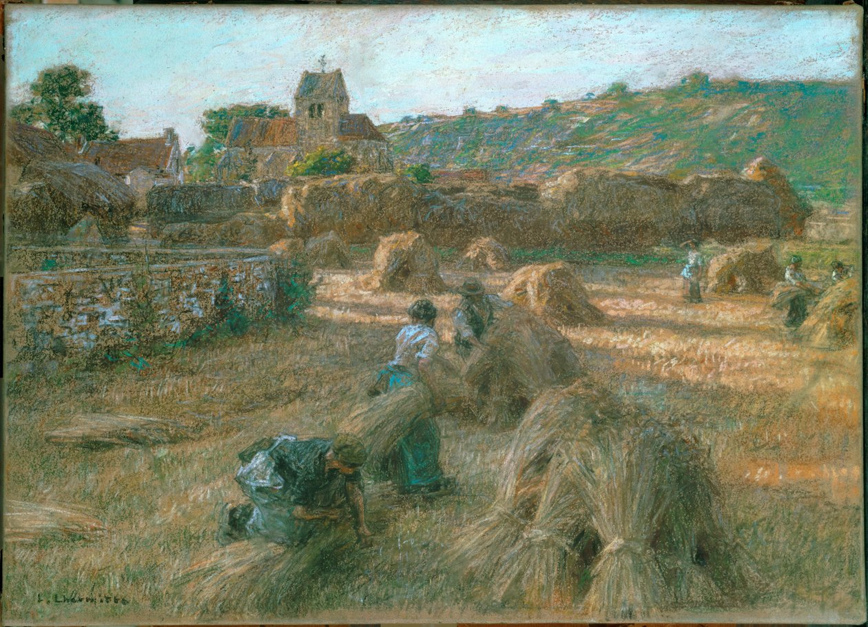 Vázání svazků od Leon Augustin Lhermitte