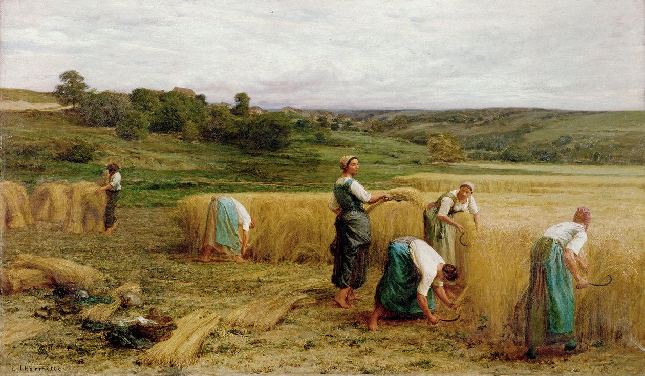Sklizeň, 1874 od Leon Augustin Lhermitte