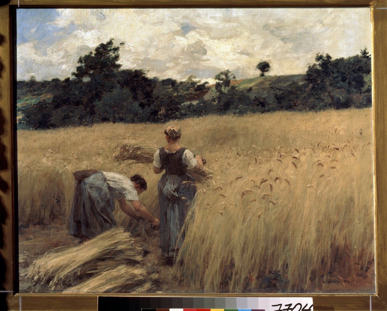 Ženci. (Ženci). Obraz Leon Augustin Lhermitte (1844-1925). Francouzské umění, realismus. Puškinovo muzeum výtvarných umění, Moskva od Leon Augustin Lhermitte