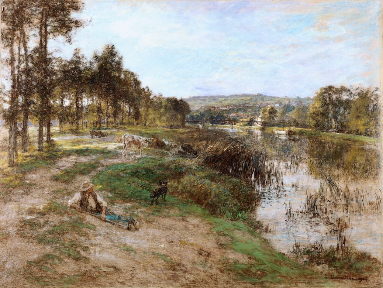 Na březích Marny, 1904 od Leon Augustin Lhermitte