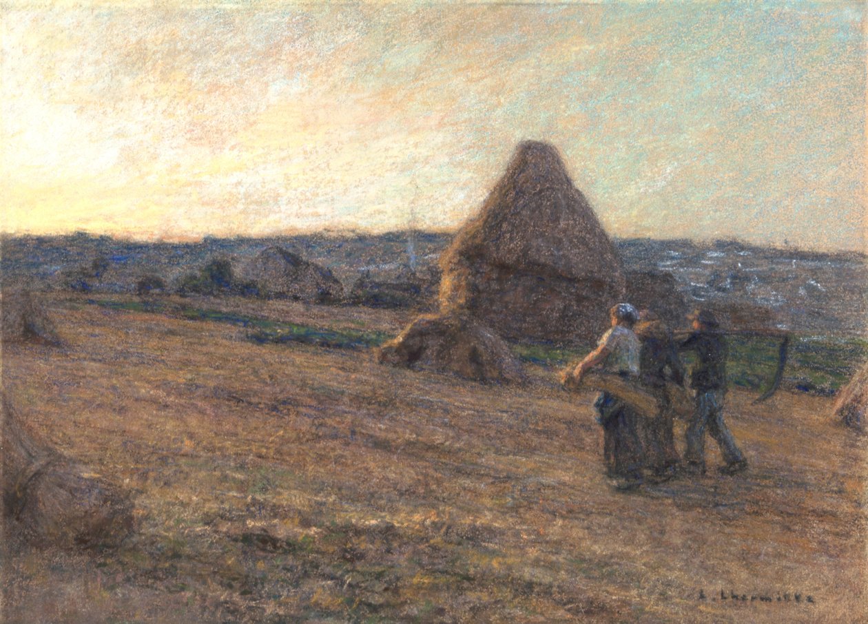 „Návrat Harvesterů“, 1911 od Leon Augustin Lhermitte