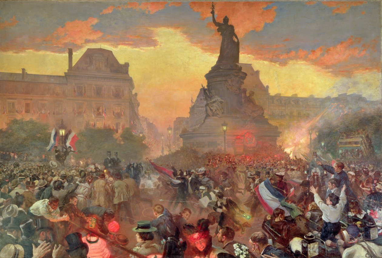 Karneval v Paříži na počest ruského námořnictva, 5. října 1893, 1900 od Leon Bakst