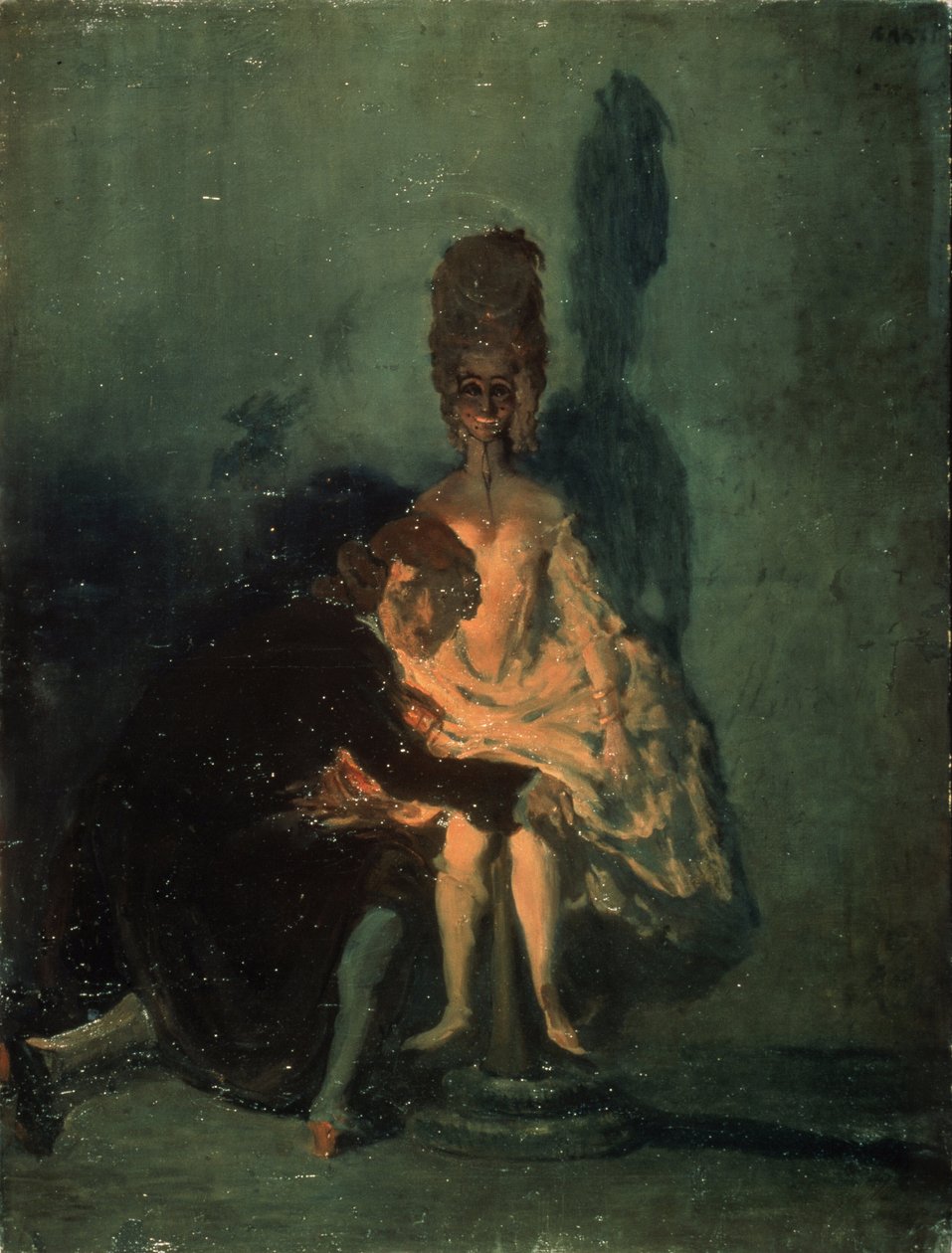 Coppelius & Coppelia podle baletu Coppelia od Lea Delibese (1836-1891) od Leon Bakst