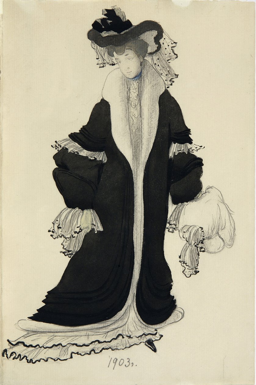 Návrhy kostýmů pro paní L. Bakst, 1903 od Leon Bakst
