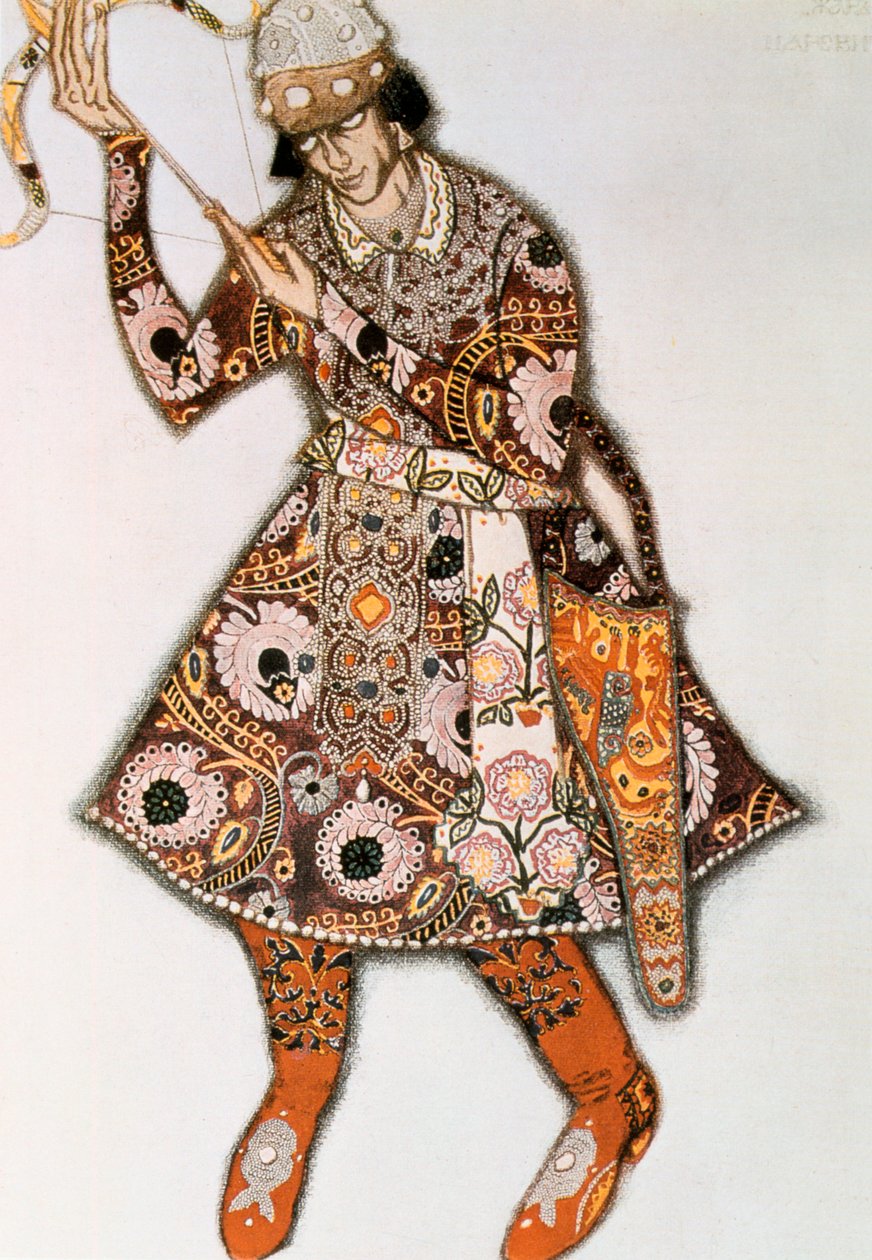 Návrh kostýmů pro balet Igora Stravinského, 1913 od Leon Bakst