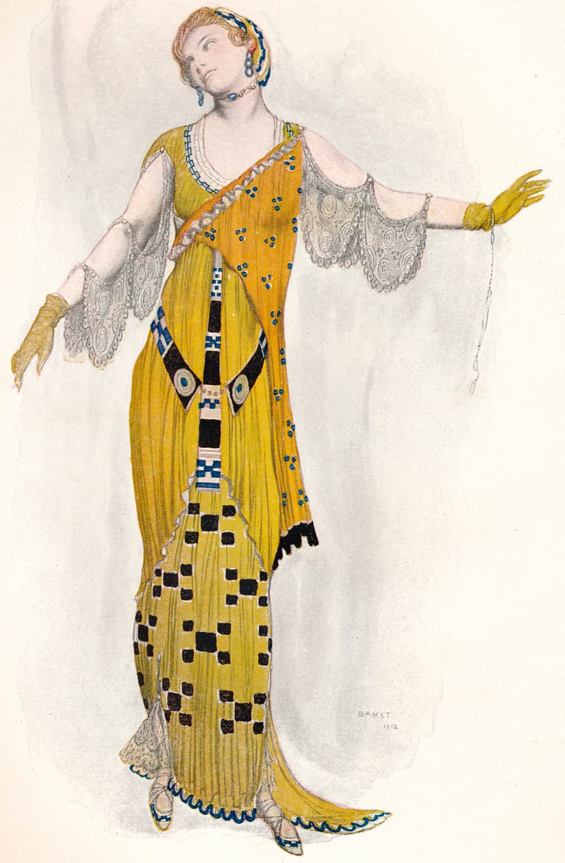Fantasy on Modern Costume, Dione, c1910 od Leon Bakst