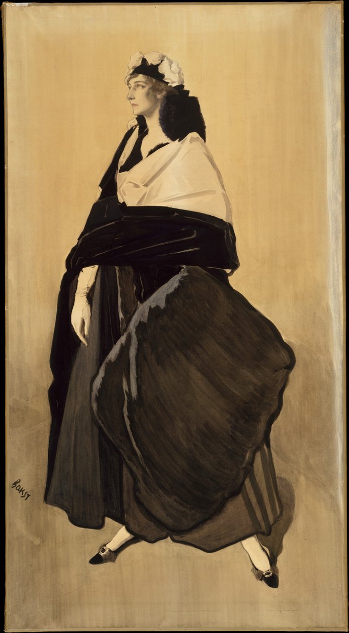 Ida Rubinsteinová, c. 1910 od Leon Bakst