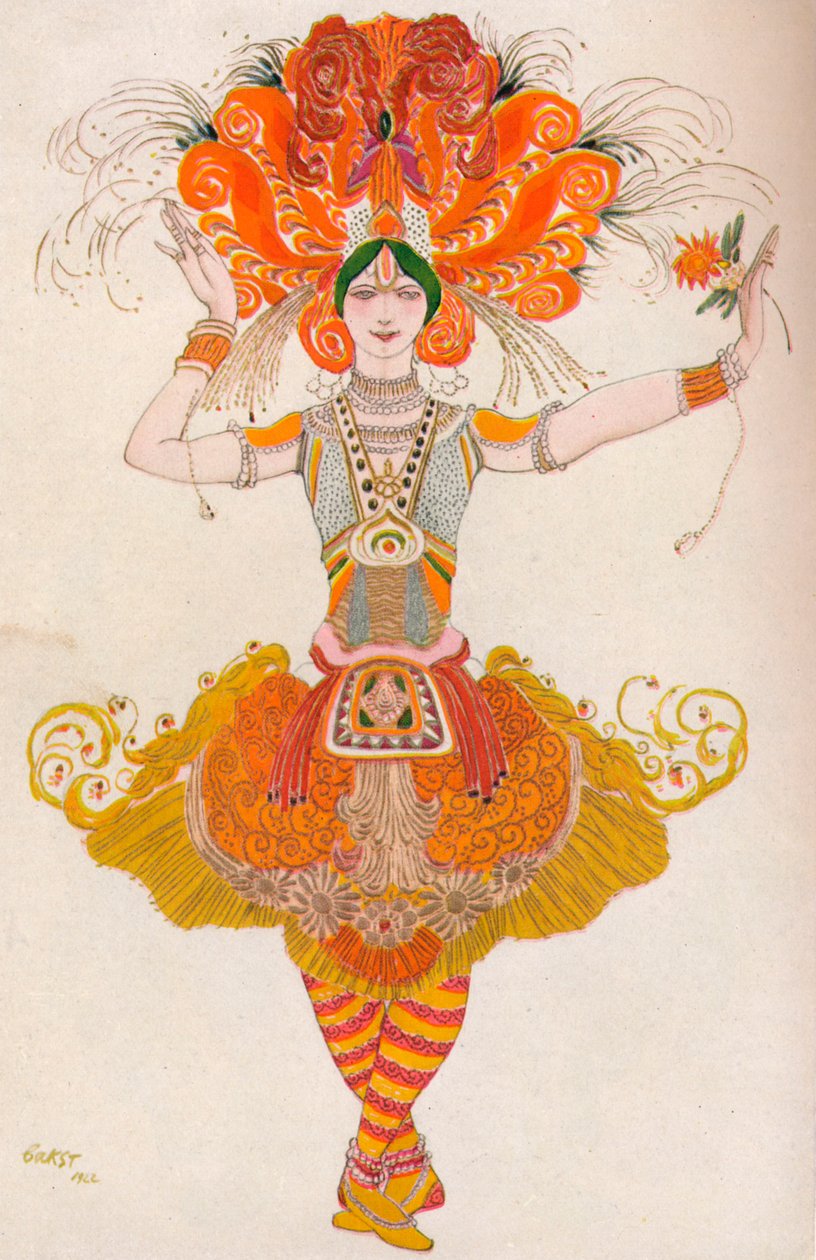 Firebird, 1922, 1923 od Leon Bakst