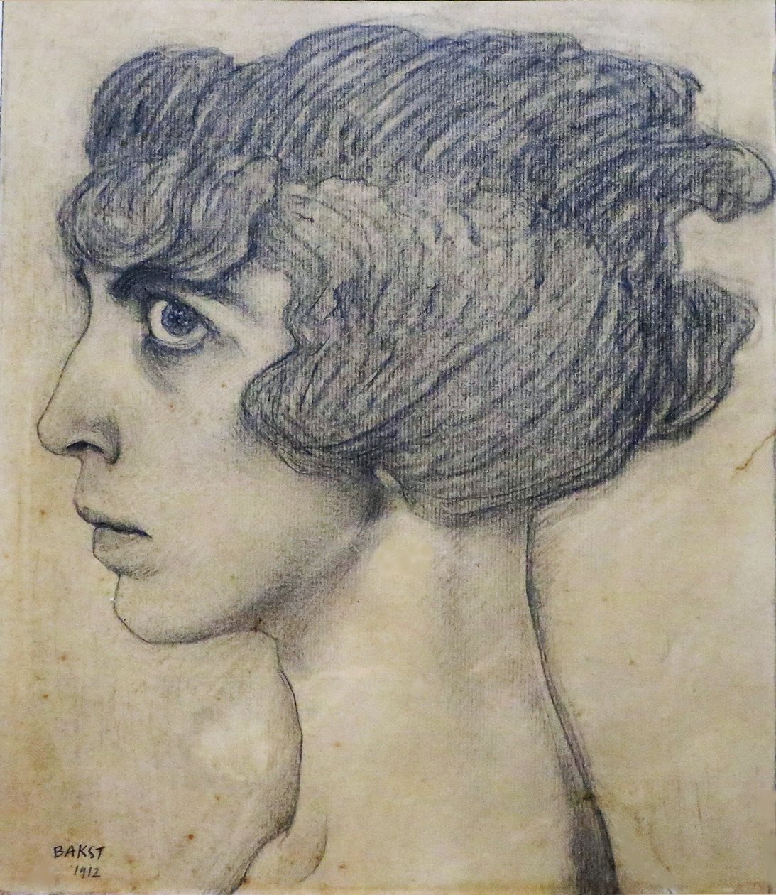 Portrét Marchesa Luisa Casati, 1912. od Leon Bakst