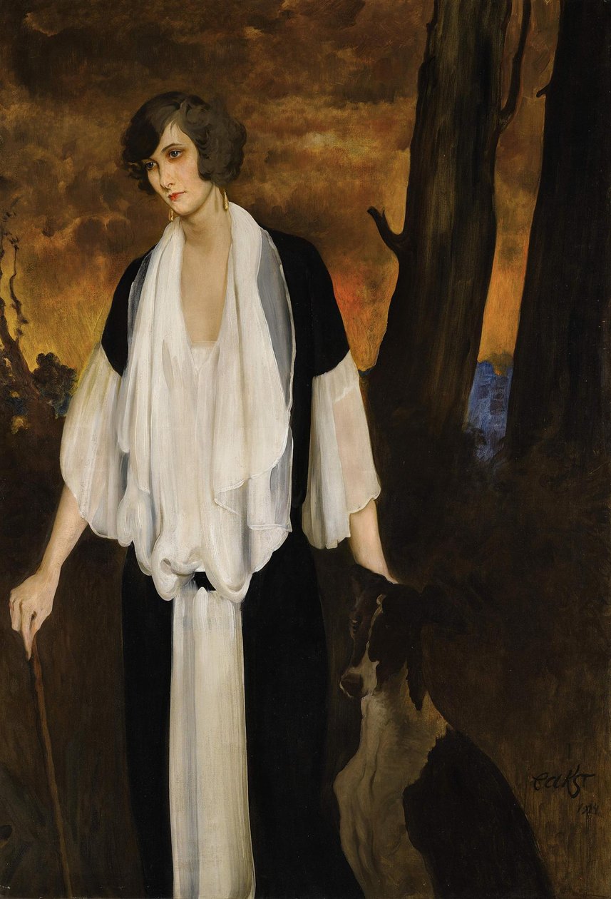 Portrét Rachel Strong, budoucí hraběnky Henri de Boisgelin, 1924 od Leon Bakst