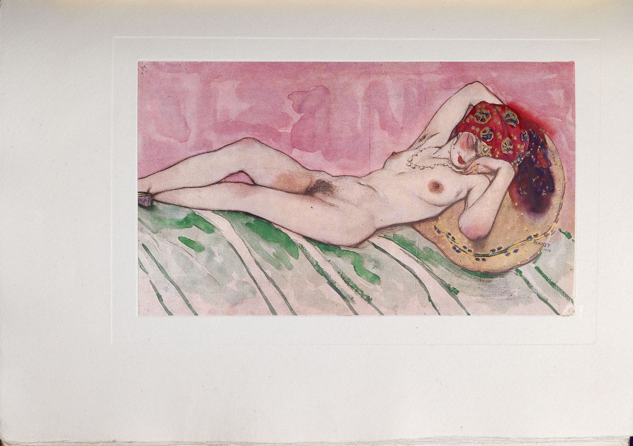 Manželka Spícího sultána, 1916 od Leon Bakst