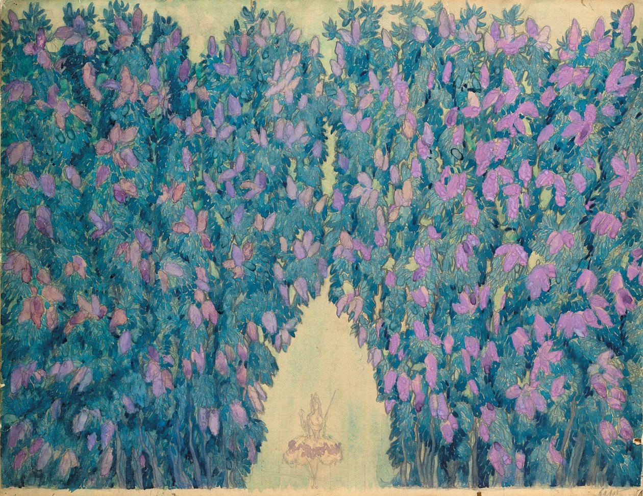 Scénografie k baletu Spící krasavice P. Čajkovského, 1921. od Leon Bakst