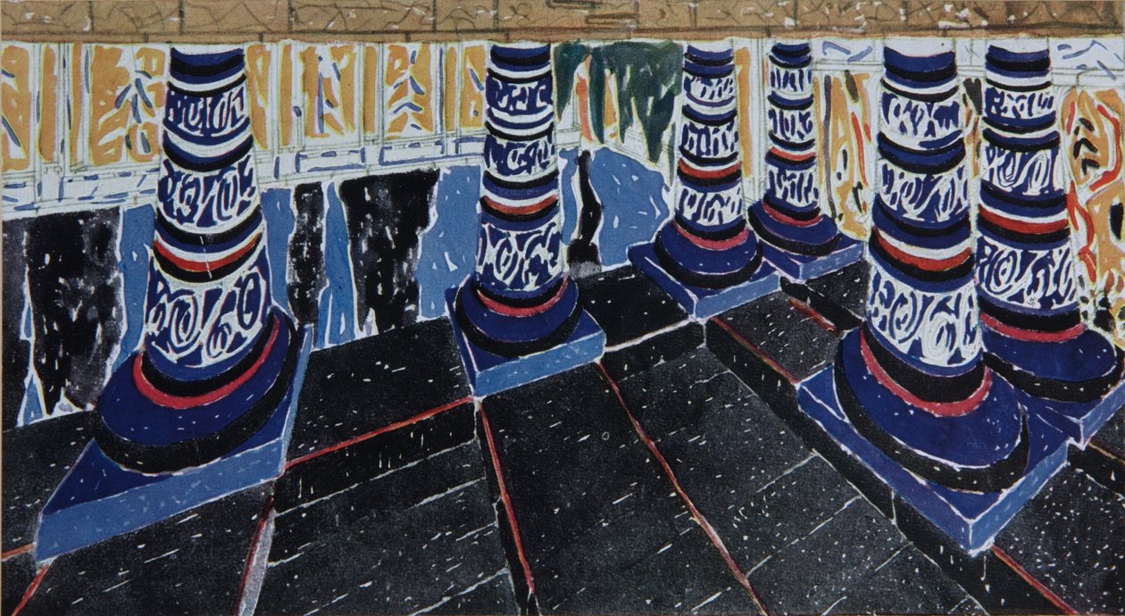 Scénografie k dramatu Phaedra Phèdre od Jeana Racina, 1923 od Leon Bakst