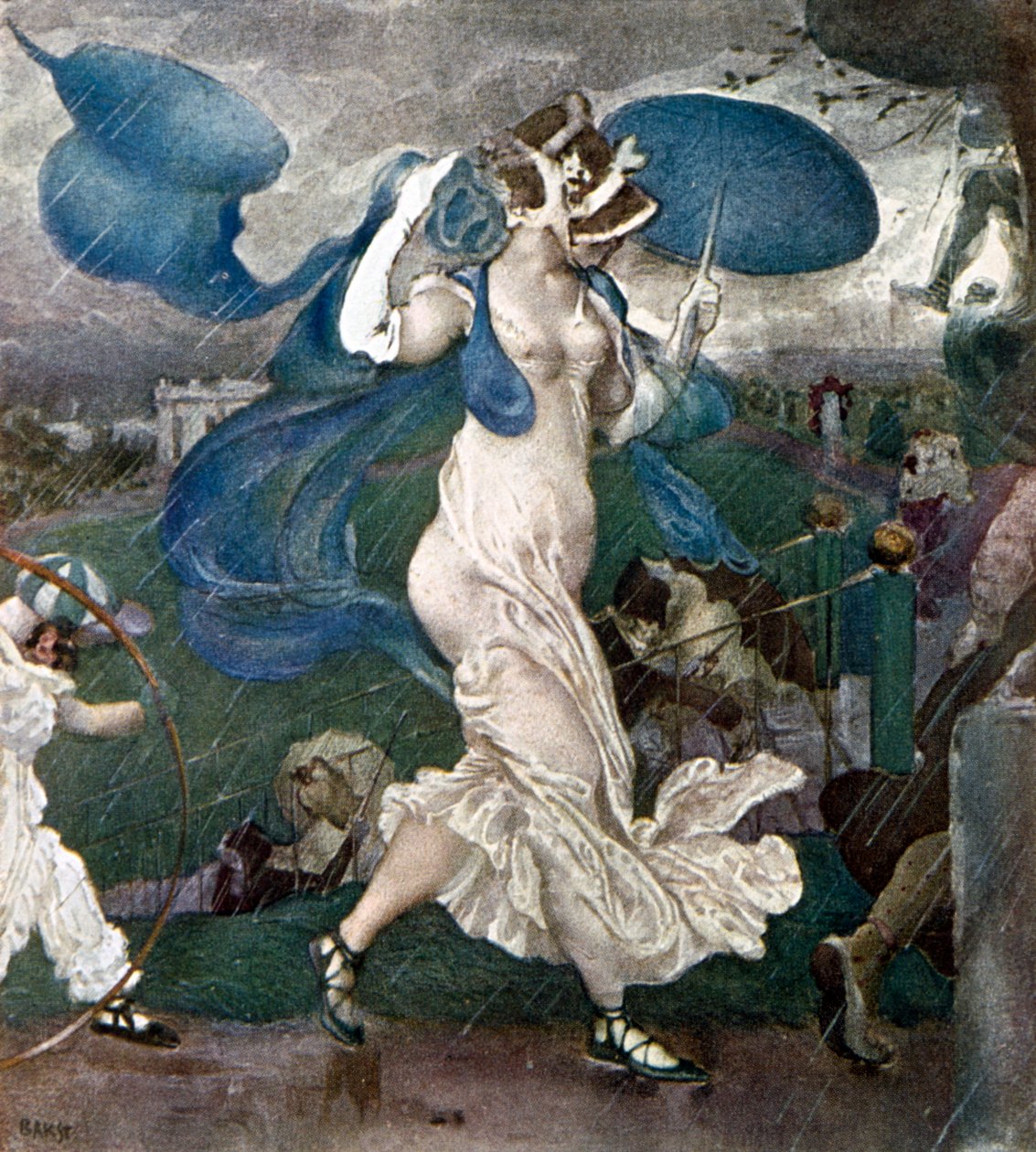 The Downpour, výprava pro balet, 1906 od Leon Bakst