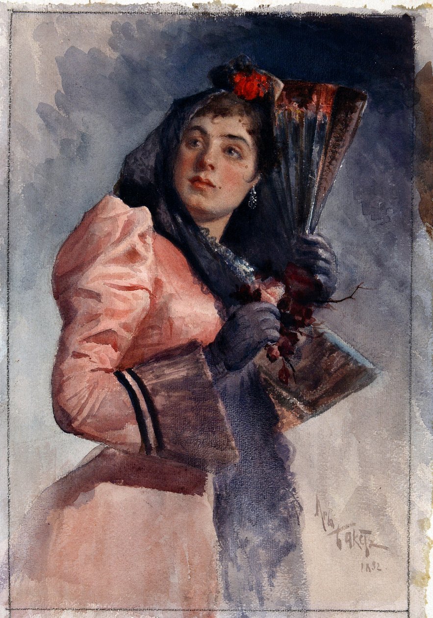 postava pro operu Carmen v režii Bizeta od Leon Bakst