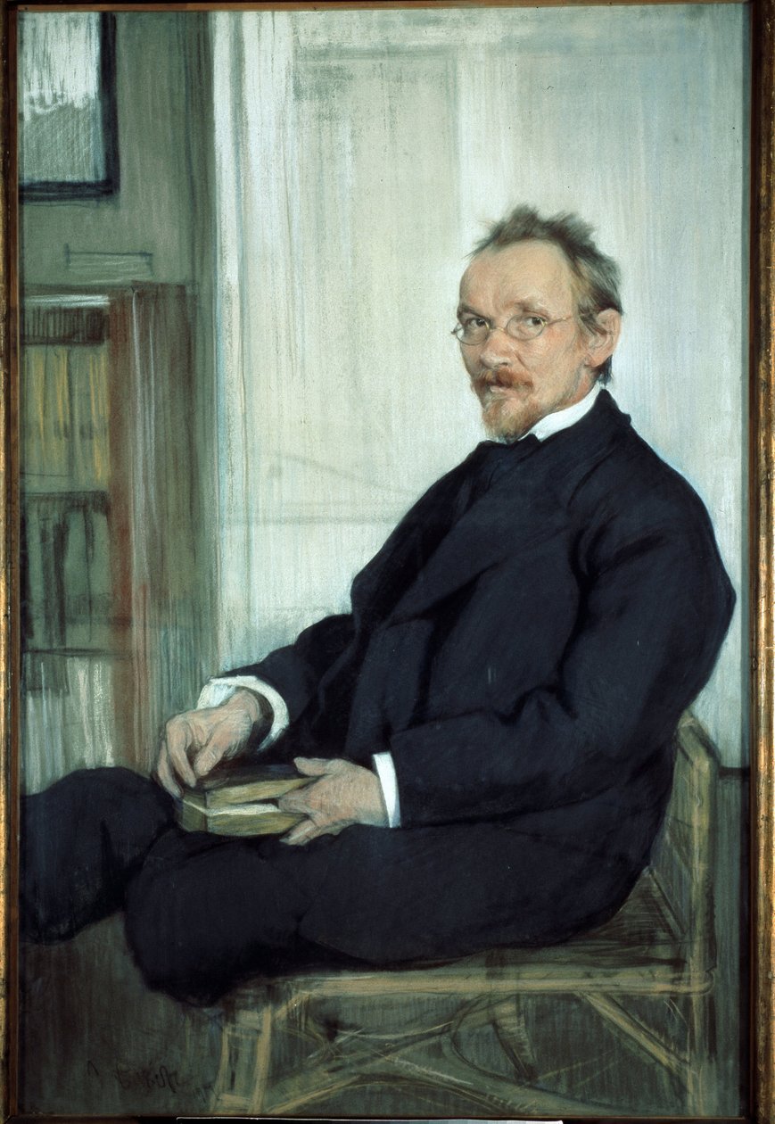 portrét spisovatele a filozofa Vasilije (Vassiliho) Vasilieviče Rozanova (1856-1919) od Leon Bakst
