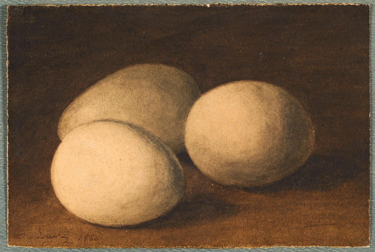 Drei Eier (Trois oeufs) od Léon Bonvin