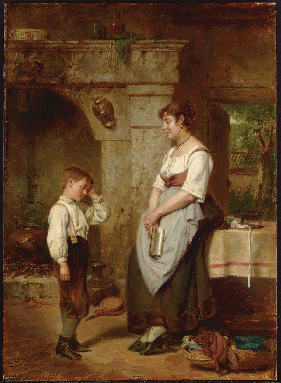 Lekce, 1887 od Leon Caille