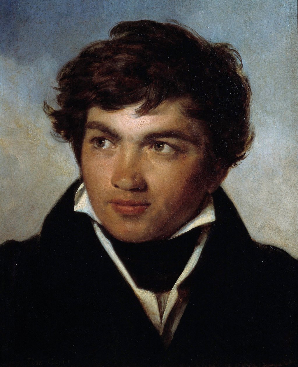 Portrét malíře Achille Michallona (1796-1822) Malba Leona Cognieta (1794-1880) Orleans 19. století, Musee des Beaux Arts od Léon Cogniet
