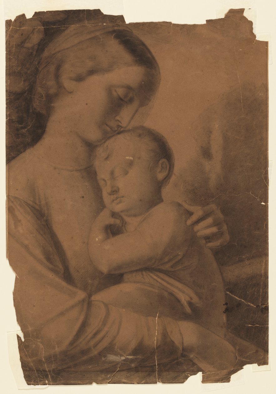 Madonna a dítě od Leon Dabo
