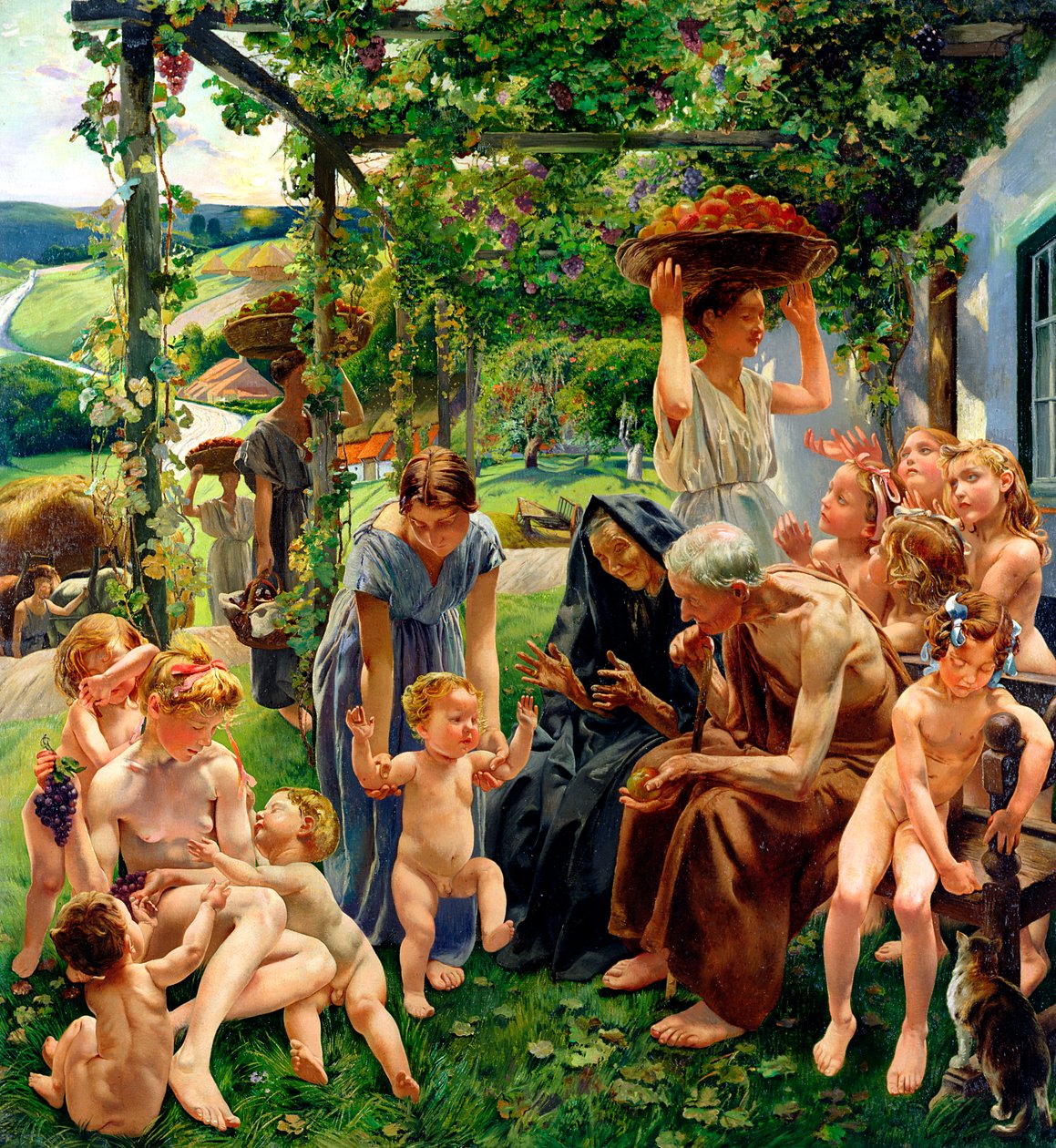Večer, pravý panel z triptychu 
