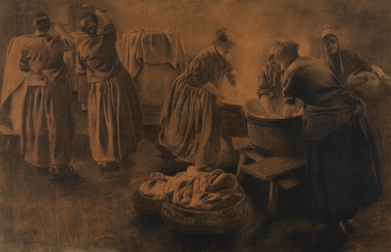The Fog (uhlí na papíře) od Leon Henri Marie Frederic
