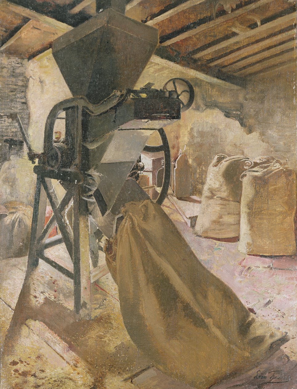 Starý pivovar, 1895 od Leon Henri Marie Frederic