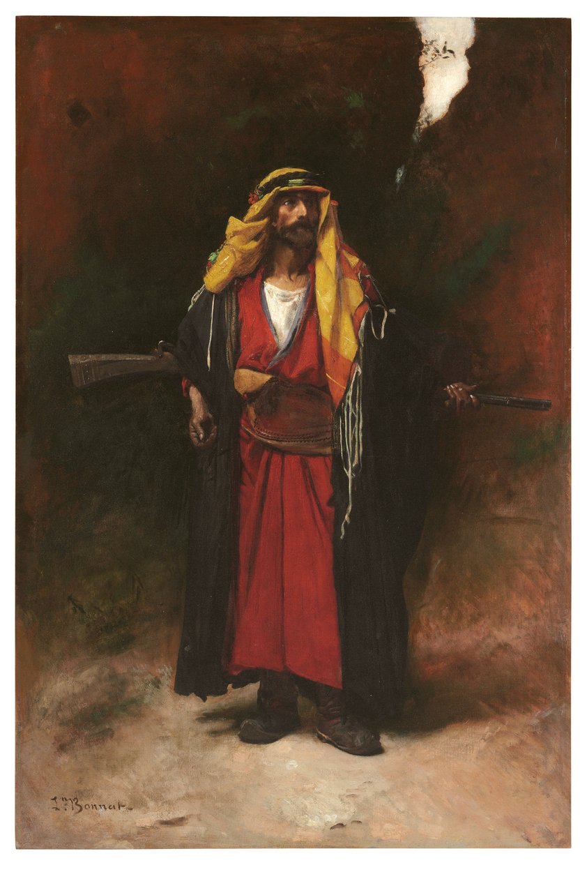 Arabská garda (olej na plátně) od Leon Joseph Florentin Bonnat