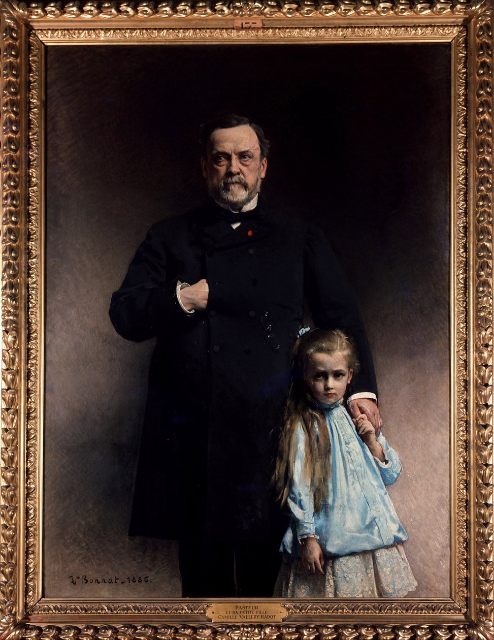 Louis Pasteur a jeho vnučka Camille Vallery Radot - od Bonnata od Leon Joseph Florentin Bonnat