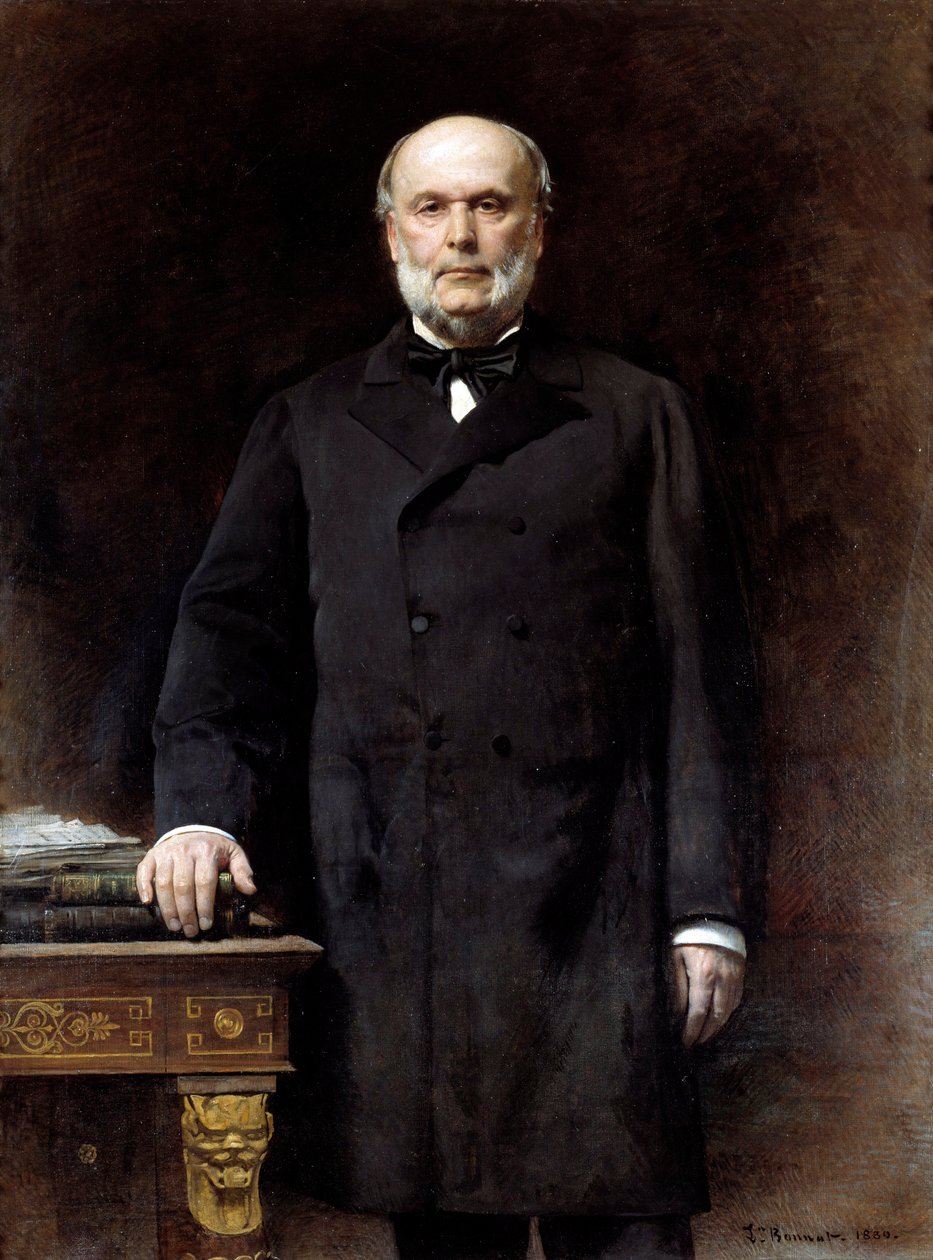 Portrét Julese Grévyho (1807-1891) Prezident republiky Obraz Leon Joseph Bonnat (1833-1922) 1880 Ne. 1,52x1,16 m Paříž, Musee d