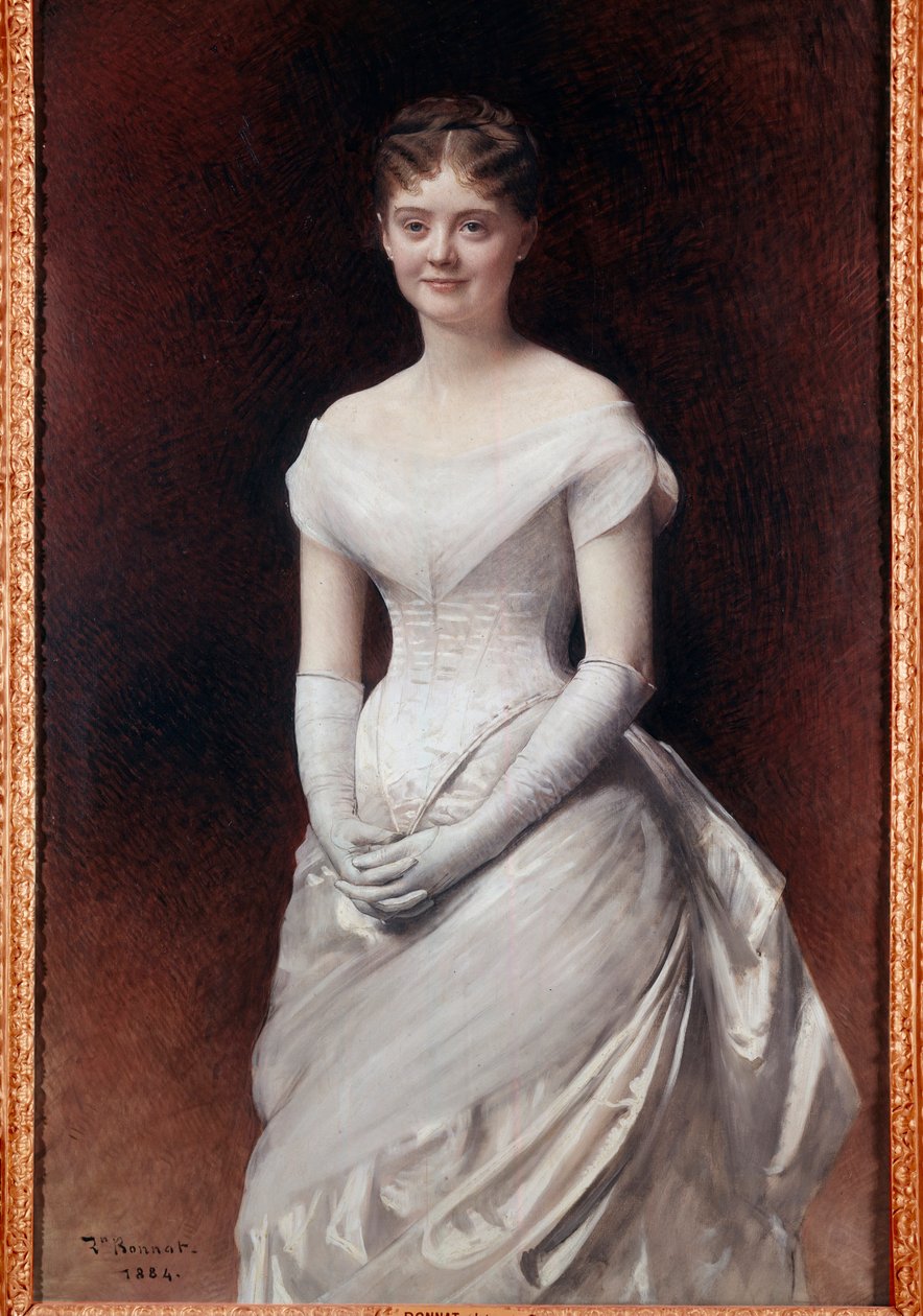 Portrét Mademoiselle de Noille Malba Leona Josepha Bonnata (1833-1922) 1884 Tours, Museum of Fine Arts od Leon Joseph Florentin Bonnat