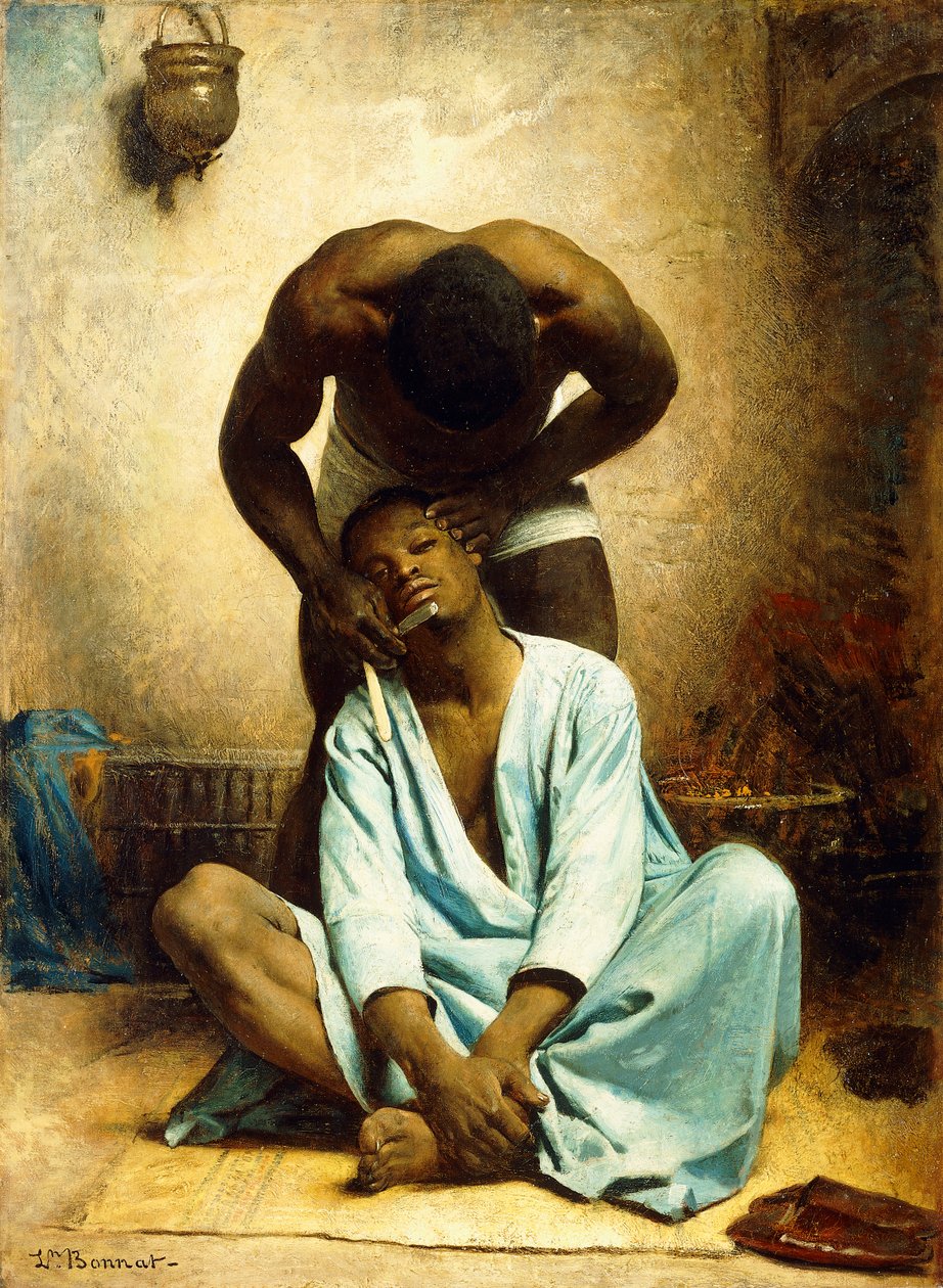 holič ze Suezu, od Leon Joseph Florentin Bonnat